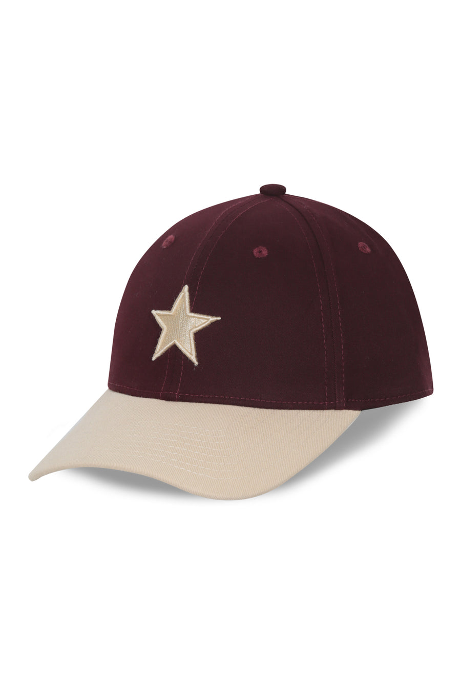 Burgundy Beige Star