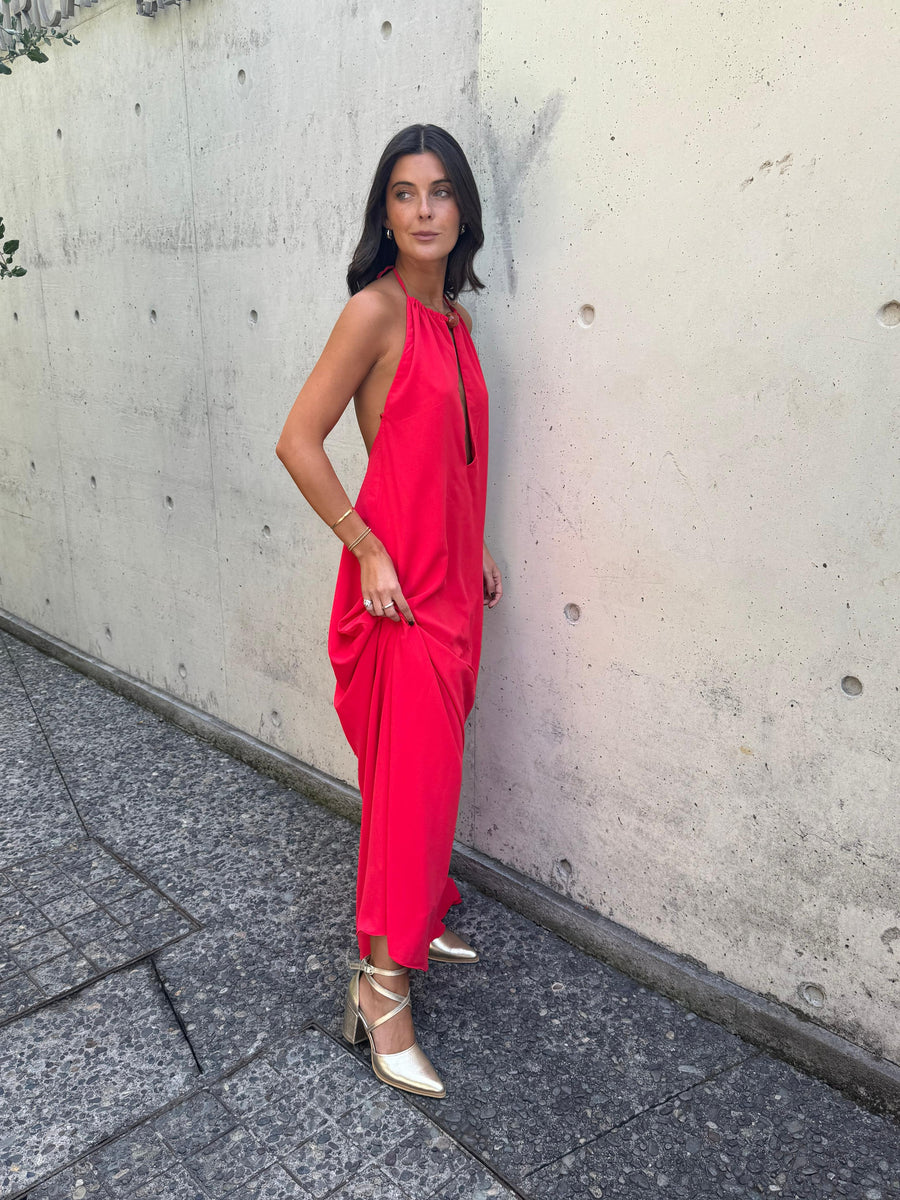Rondine Dress Carmine