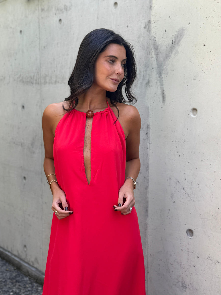 Rondine Dress Carmine