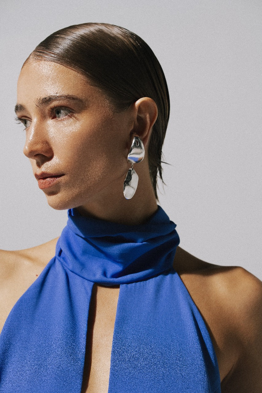 Magia Salvaje Blue Maxi Dress