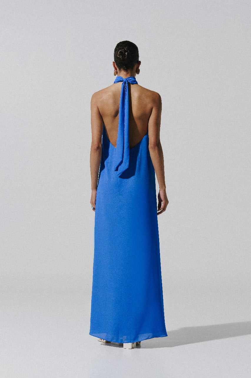Magia Salvaje Blue Maxi Dress