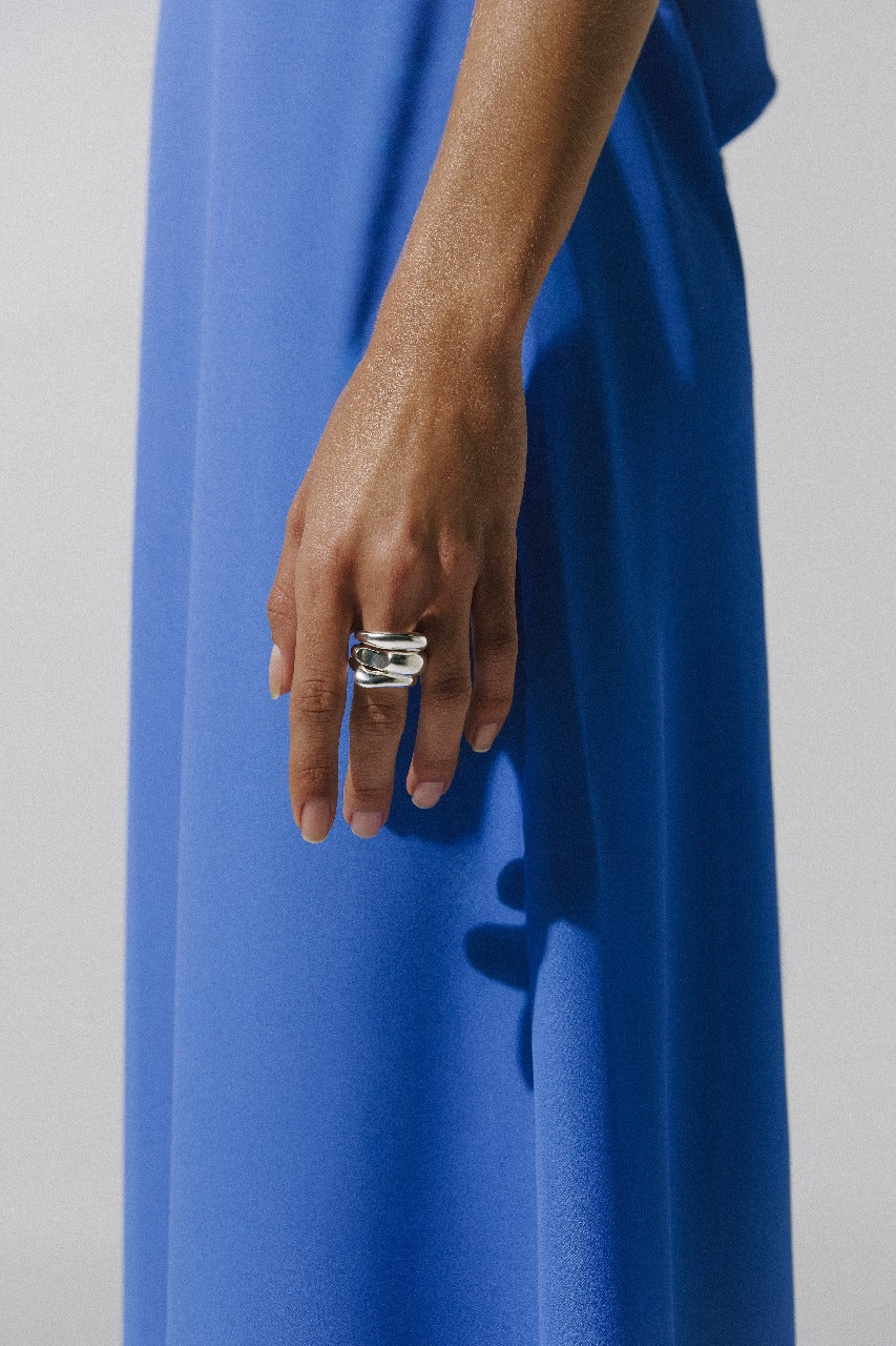 Magia Salvaje Blue Maxi Dress